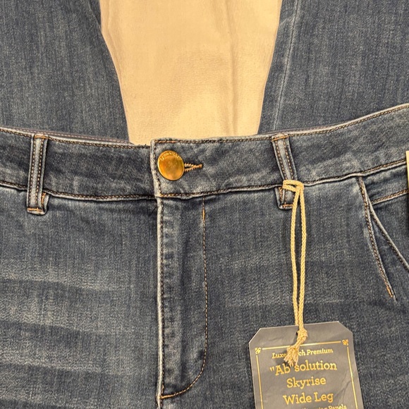 Democracy Dark Blue Flare Jeans - Picture 2 of 9